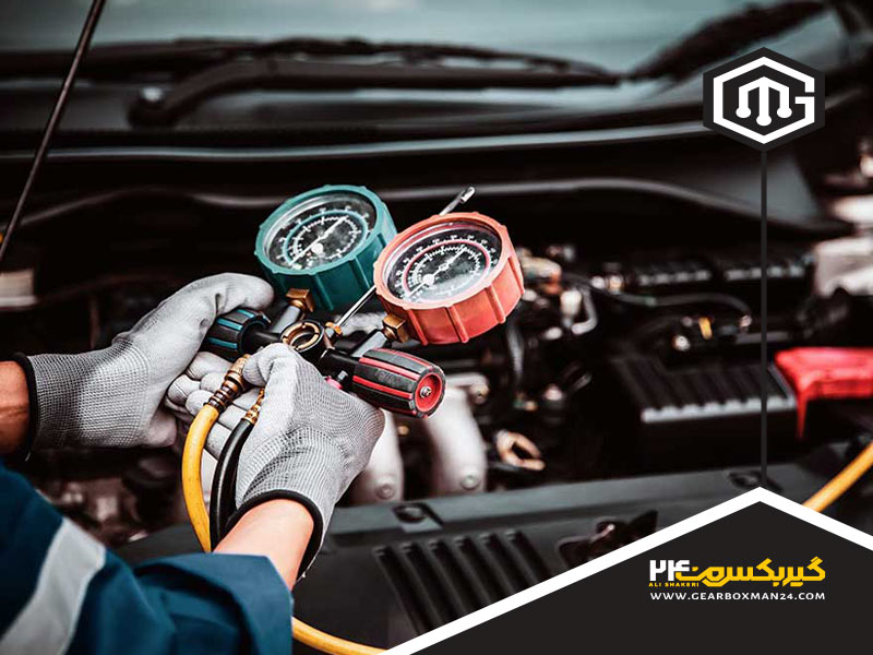  کار نکردن کولر ماشین به دلیل خرابی کمپرسور 