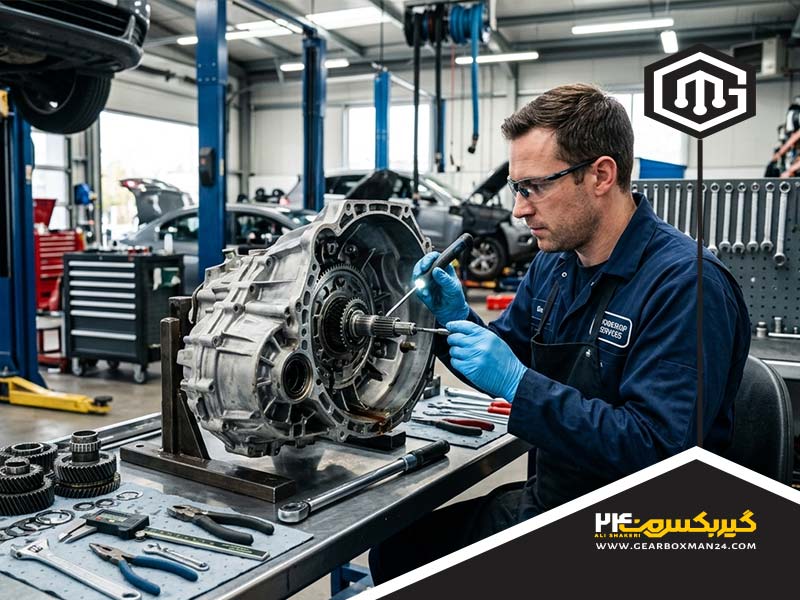 فرآیند عیب یابی و تعمیر پوسته گیربکس